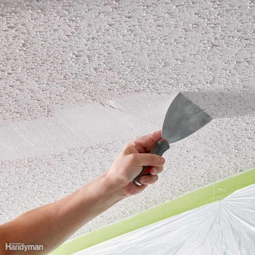 popcorn ceiling removal