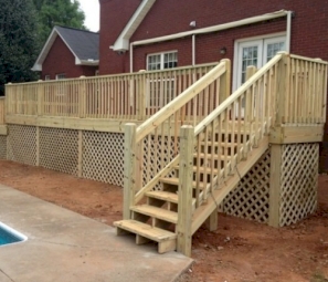 deck and fence installation